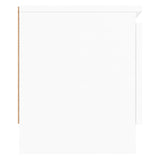 TV Cabinet with Door White 102x30x36 cm - Close-Up Angle