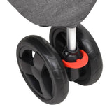 Folding Dog Stroller Grey 80x46x98 cm Oxford Fabric - Extra Image