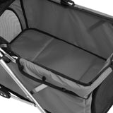 Folding Dog Stroller Grey 76x50x100 cm Oxford Fabric - Extra Image