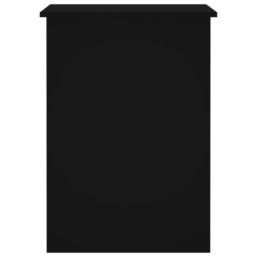 Desk Black 100x55x75 cm Engineered Wood