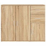 Sideboard Sonoma Oak 91x29.5x75 cm Engineered Wood