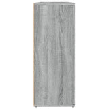 Sideboard Grey Sonoma 91x29.5x75 cm Engineered Wood