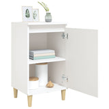 Bedside Cabinet White 40x35x70 cm Engineered Wood - Top-Down View