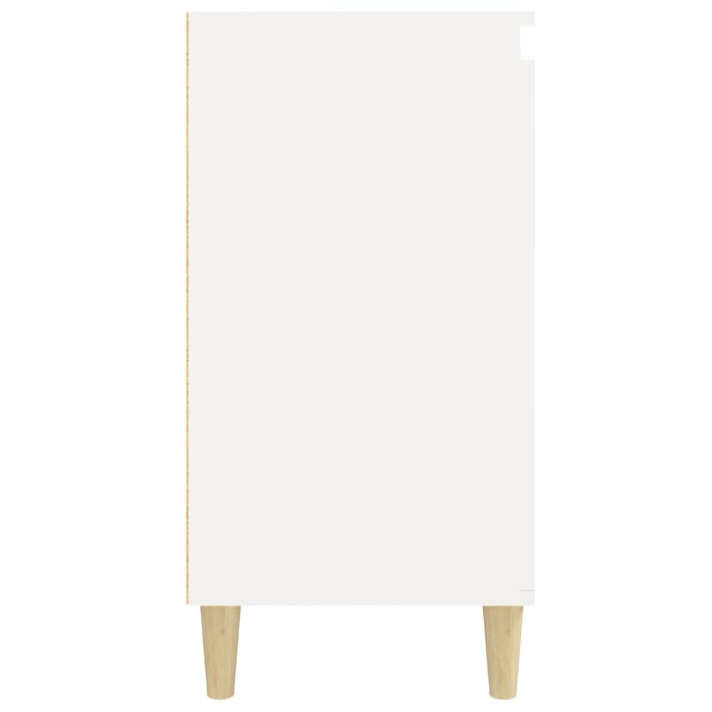 Bedside Cabinet White 40x35x70 cm Engineered Wood