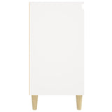Bedside Cabinets 2 pcs White 40x35x70 cm Engineered Wood - Close-Up Angle
