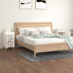 Bedside Cabinets 2 pcs High Gloss White 40x35x70 cm