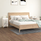 Bedside Cabinets 2 pcs High Gloss White 40x35x70 cm Engineered Wood - Side View