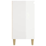 Bedside Cabinets 2 pcs High Gloss White 40x35x70 cm Engineered Wood - Close-Up Angle
