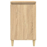 Bedside Cabinets 2 pcs Sonoma Oak 40x35x70 cm Engineered Wood - 45-Degree Angle