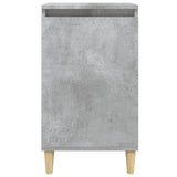 Bedside Cabinet Concrete Grey 40x35x70 cm Engineered Wood - 45-Degree Angle