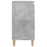 Bedside Cabinet Concrete Grey 40x35x70 cm Engineered Wood - Close-Up Angle