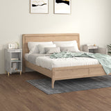 Bedside Cabinets 2 pcs Concrete Grey 40x35x70 cm Engineered Wood - Side View
