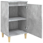 Bedside Cabinets 2 pcs Concrete Grey 40x35x70cm Engineered Wood