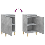 Bedside Cabinets 2 pcs Concrete Grey 40x35x70 cm Engineered Wood - Low Angle