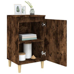 Bedside Cabinet Smoked Oak 40x35x70 cm Engineered Wood