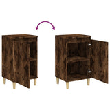 Bedside Cabinet Smoked Oak 40x35x70 cm Engineered Wood