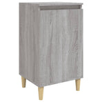 Bedside Cabinet Grey Sonoma 40x35x70 cm Engineered Wood