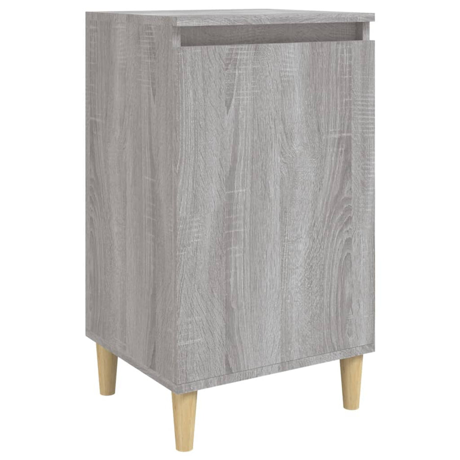 Bedside Cabinet Grey Sonoma 40x35x70 cm Engineered Wood