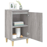 Bedside Cabinet Grey Sonoma 40x35x70 cm Engineered Wood - Top-Down View