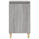 Bedside Cabinet Grey Sonoma 40x35x70 cm Engineered Wood - 45-Degree Angle
