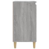 Bedside Cabinet Grey Sonoma 40x35x70 cm Engineered Wood - Close-Up Angle