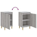 Bedside Cabinet Grey Sonoma 40x35x70 cm Engineered Wood - Low Angle