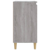 Bedside Cabinets 2 pcs Grey Sonoma 40x35x70 cm Engineered Wood - Close-Up Angle