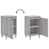 Bedside Cabinets 2 pcs Grey Sonoma 40x35x70 cm Engineered Wood - Low Angle