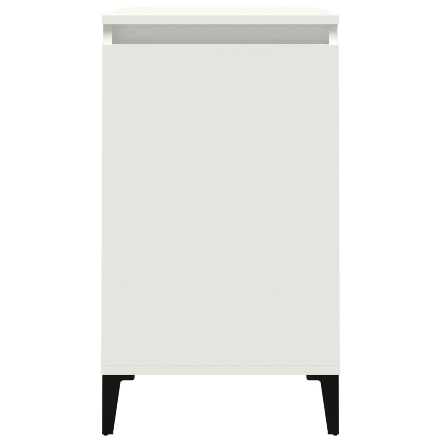 Bedside Cabinets 2 pcs White 40x35x70 cm Engineered Wood