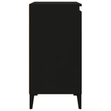 Bedside Cabinets 2 pcs Black 40x35x70 cm Engineered Wood