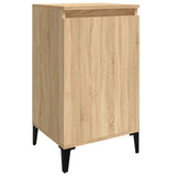 Bedside Cabinet Sonoma Oak 40x35x70 cm Engineered Wood - Front View