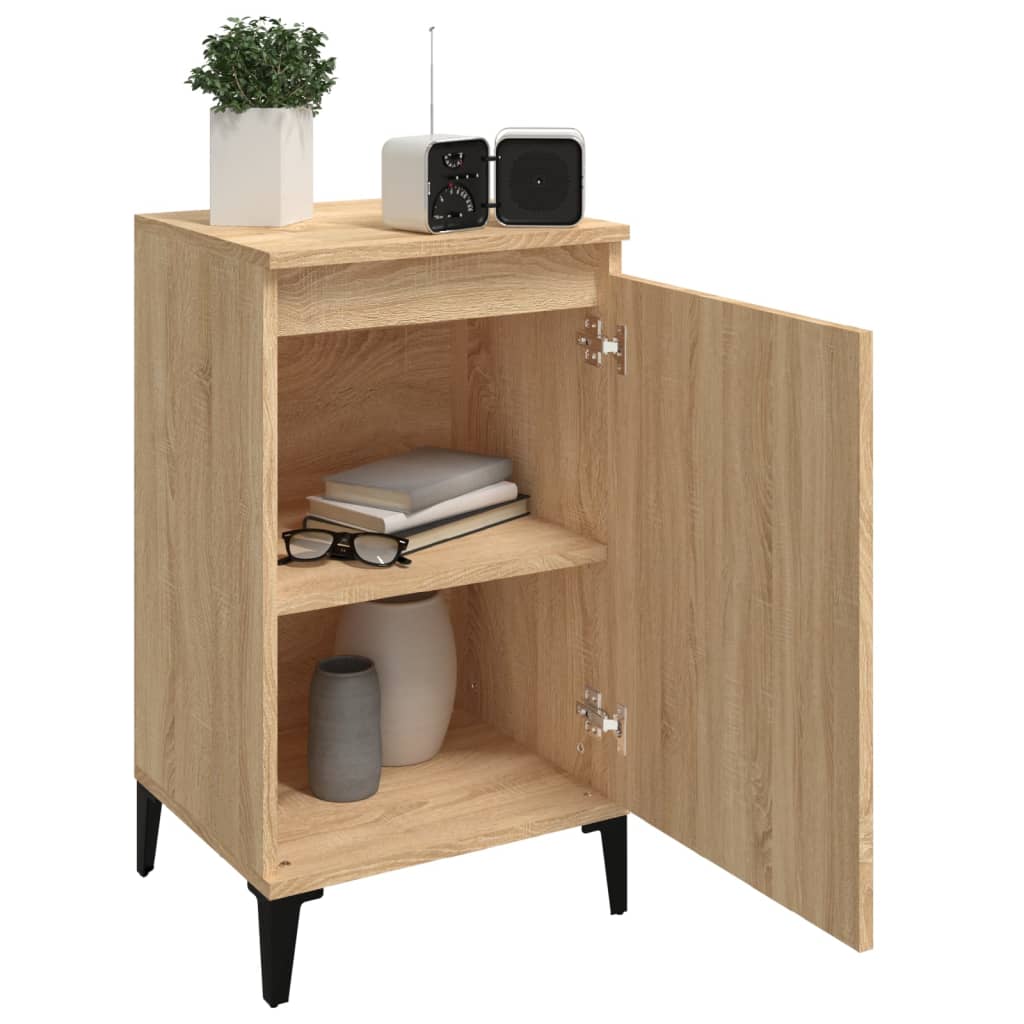 Bedside Cabinet Sonoma Oak 40x35x70 cm Engineered Wood