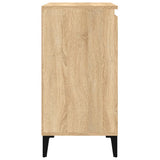 Bedside Cabinets 2 pcs Sonoma Oak 40x35x70 cm Engineered Wood - Low Angle