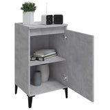 Bedside Cabinet Concrete Grey 40x35x70 cm Engineered Wood - Top-Down View