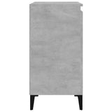Bedside Cabinet Concrete Grey 40x35x70 cm Engineered Wood - Close-Up Angle