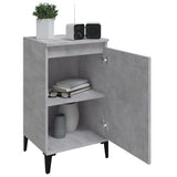 Bedside Cabinets 2 pcs Concrete Grey 40x35x70 cm Engineered Wood - Top-Down View