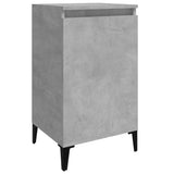 Bedside Cabinets 2 pcs Concrete Grey 40x35x70 cm Engineered Wood - 45-Degree Angle