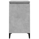 Bedside Cabinets 2 pcs Concrete Grey 40x35x70 cm Engineered Wood