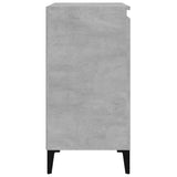 Bedside Cabinets 2 pcs Concrete Grey 40x35x70 cm Engineered Wood - Low Angle