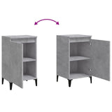 Bedside Cabinets 2 pcs Concrete Grey 40x35x70 cm Engineered Wood - Extra Image