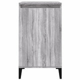 Bedside Cabinet Grey Sonoma 40x35x70 cm Engineered Wood - 45-Degree Angle