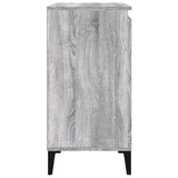 Bedside Cabinet Grey Sonoma 40x35x70 cm Engineered Wood - Close-Up Angle