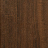 Bedside Cabinet Brown Oak 40x35x70 cm Engineered Wood - Extra Image