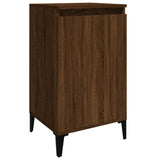 Bedside Cabinets 2 pcs Brown Oak 40x35x70 cm Engineered Wood - 45-Degree Angle