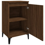 Bedside Cabinets 2 pcs Brown Oak 40x35x70 cm Engineered Wood - Rear View