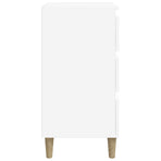 Bedside Cabinet White 40x35x70 cm Engineered Wood