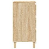 Bedside Cabinet Sonoma Oak 40x35x70 cm Engineered Wood - Low Angle
