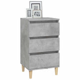 Bedside Cabinet Concrete Grey 40x35x70 cm Engineered Wood - Top-Down View