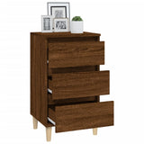 Bedside Cabinet Brown Oak 40x35x70 cm Engineered Wood - 45-Degree Angle