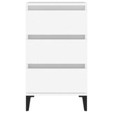 Bedside Cabinet White 40x35x70 cm Engineered Wood